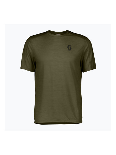Мъжка тениска за бягане SCOTT Endurance Lt fir green