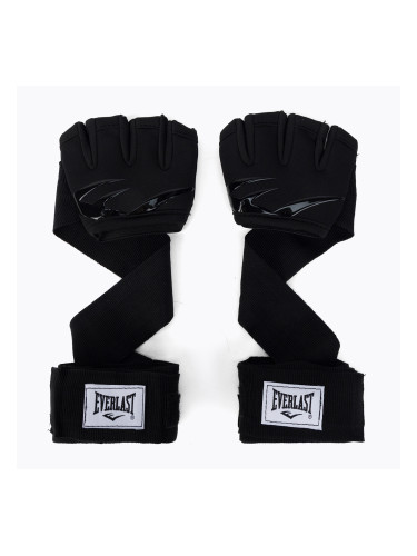 EVERLAST 4345 черни гел ръкавици с лента EV4345