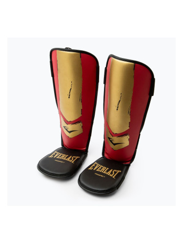 Протектори за подбедрици и стъпала Everlast Prospect Youth red/gold