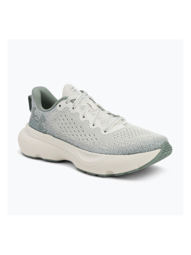 Under Armour Infinite white quartz/silica green/metallic silica дамски маратонки