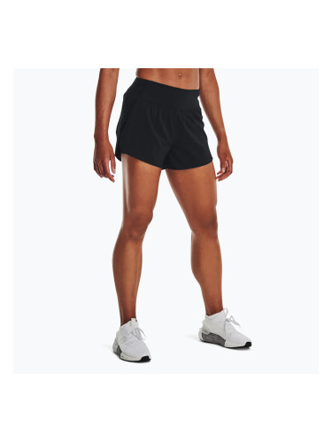 Дамски шорти за тренировка Under Armour Flex Woven 2in1 black/black