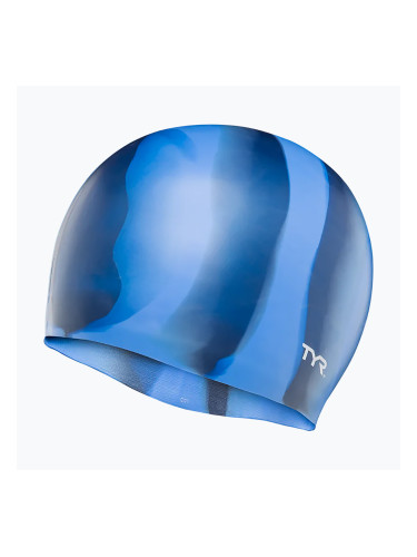 Шапка за плуване TYR Multi-Colour Silicone blue/multi