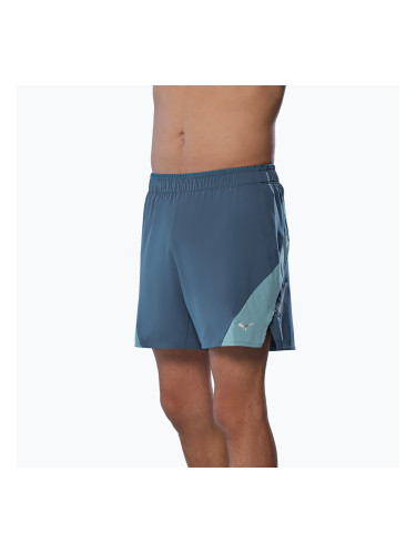 Мъжки къси панталони за бягане Mizuno Alpha 5.5" vintage indigo