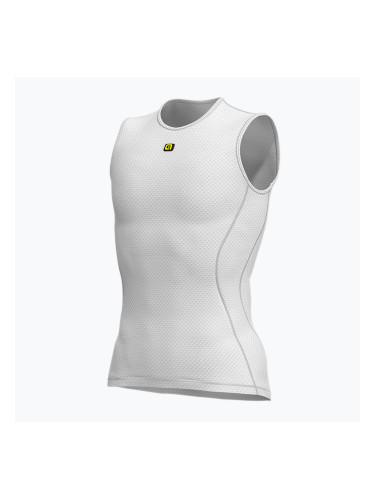 Мъжко колоездачно трико Alé Velo Active бяло L18140016