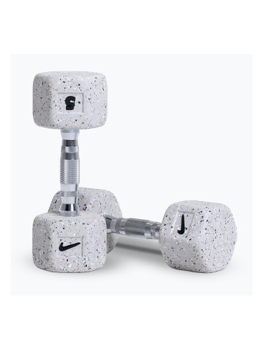 Дъмбели Nike Strength Grind Hex Dumbbell 2 x 5 kg wolf grey