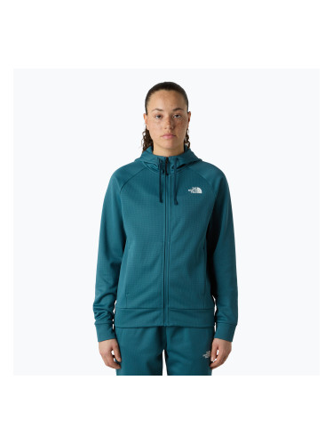 Дамски суитшърт The North Face Reaxion 2.0 Hooded Full Zip space dark heather