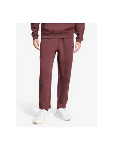 ADIDAS Future Icons 3-Stripes Loose Fit Pants Burgundy