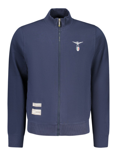 Син суитшърт с цип