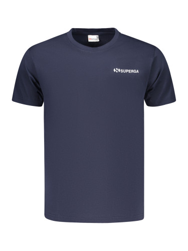 Синя тениска с къс ръкав