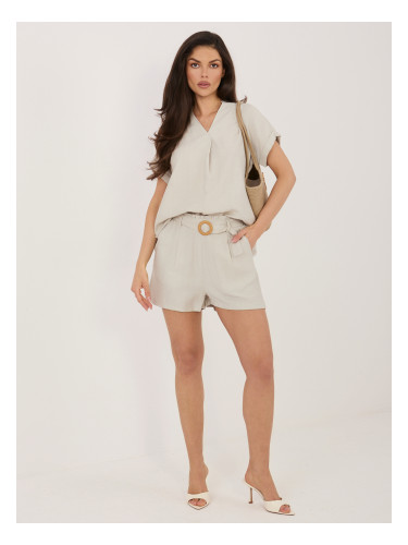 Бежови летни шорти Sublevel