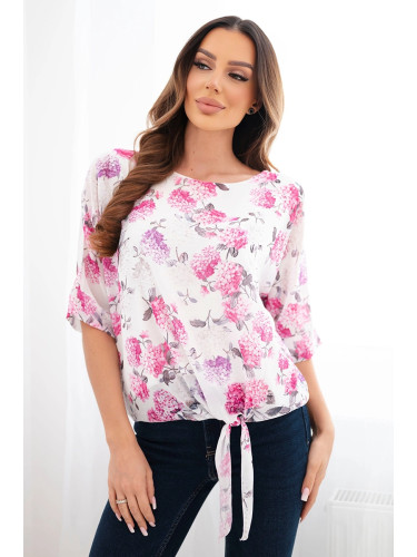 Дамска блуза Kesi Włoski с флорален мотив