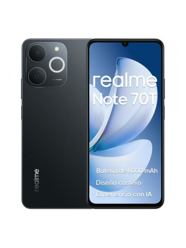 Смартфони Realme NOTE 70T 6,74" Octa Core 4 GB RAM 256 GB Черен