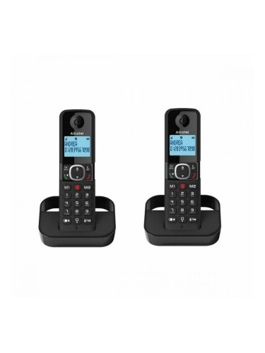 Безжичен телефон Alcatel F860 DUO EU Черен