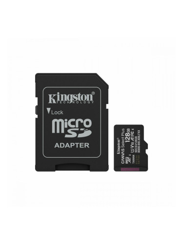 Mикро SD карта памет с адаптер Kingston SDCS3/128GB 128 GB