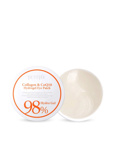 Пачове за очи против бръчки с Колаген PETITFEE Collagen CoQ10 Hydrogel Eye Patch