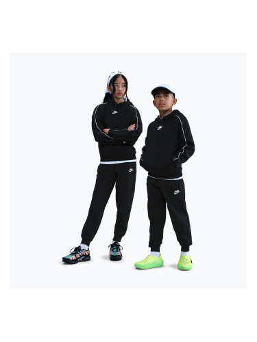Детски анцуг Nike Sportswear Club Fleece Hooded black/black/white/white