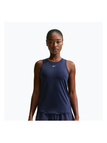 Дамска тренировъчна тениска Nike One Classic Dri-Fit midnight navy/white