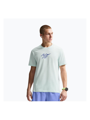 Мъжка тениска за бягане Nike AeroSwift Dri-Fit barely green/lapis