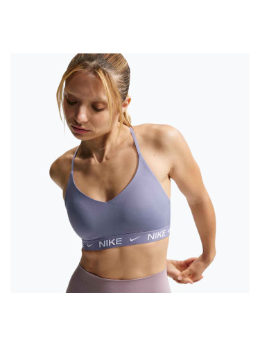Спортен сутиен Nike Dri-Fit Indy Light Support iron purple/iron purple/white