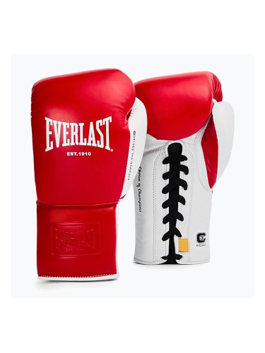 Боксьорски ръкавици Everlast Powerlock OG Pro Fight red/white