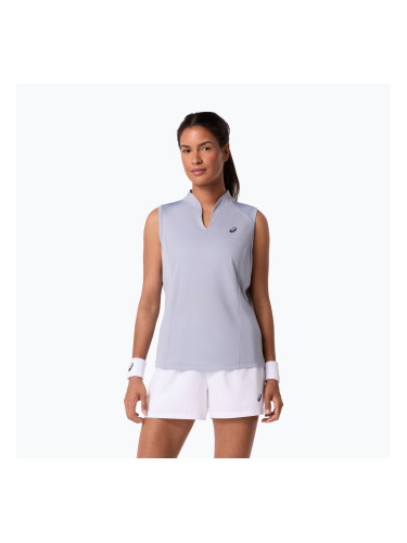 Дамска тениска за тенис ASICS Court Tank W grey/blue