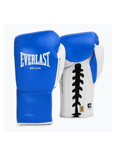Боксьорски ръкавици Everlast Powerlock OG Pro Fight blue/white