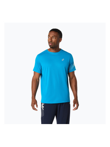 Мъжка тениска за бягане ASICS Icon SS aegean blue/cream