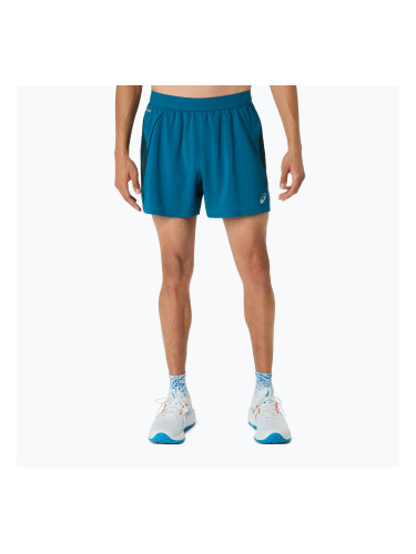 Мъжки шорти за бягане ASICS Road 5IN tranquil teal/dark teal/yamabuki