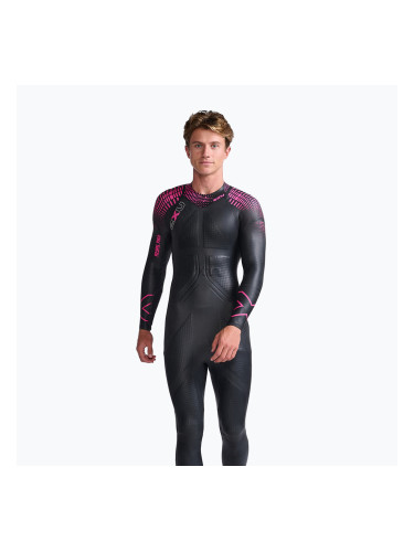 Мъжки костюм за триатлон 2XU Propel PRO 3 mm black/punk pink