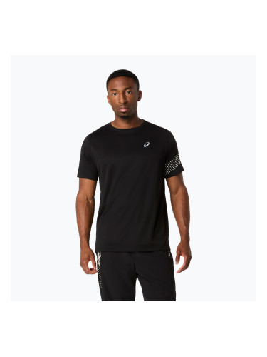 Мъжка тениска за бягане ASICS Icon SS performance black/cream