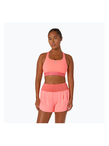 Спортен сутиен ASICS Road Compression sun coral
