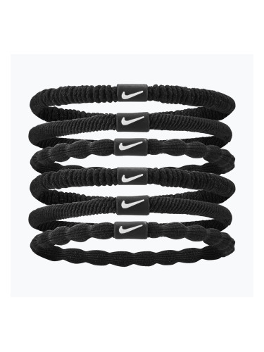 Ластици за коса Nike Flex 6 бр. black/black/white