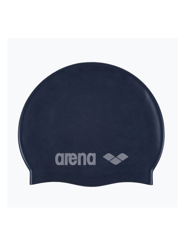 Детска плувна шапка arena Classic Silicone Jr denim/silver