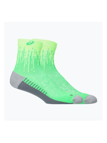 Чорапи ASICS Performance Run Quarter illuminate green/vital green