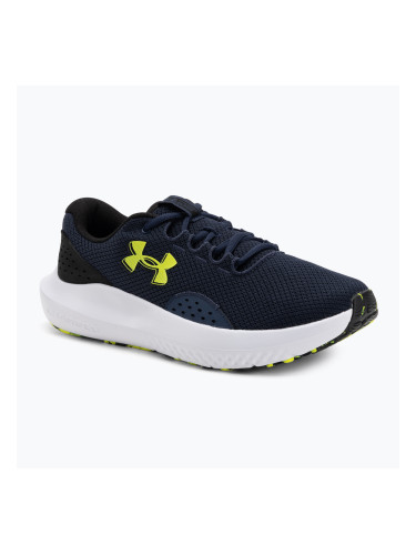 Мъжки обувки за бягане Under Armour Charged Surge 4 washed navy/black/high vis yellow