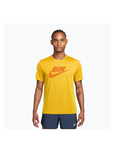 Мъжка тениска за бягане Nike Miler Dri-Fit UV laser orange/total orange