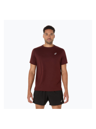 Мъжка тениска за бягане ASICS Core dark red planet