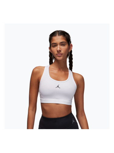 Biustonosz treningowy  Nike Jordan Sport Medium Support Jumpman white/stone mauve/black