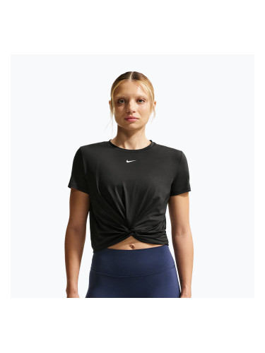 Дамска тениска Nike One Classic Twist Dri-Fit black/white