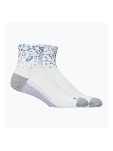 Чорапи ASICS Performance Run Quarter brilliant white/lilac hint/bluebell