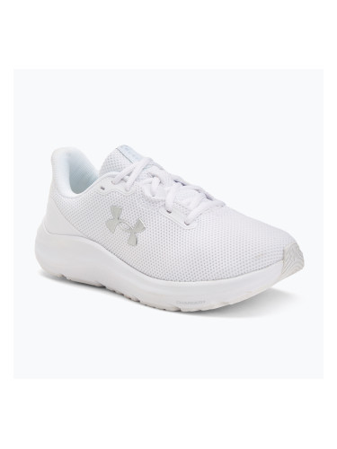Дамски обувки за бягане Under Armour Charged Pursuit 4 white/white/metallic silver