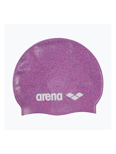 Детска плувна шапка arena Silicone Cap Jr pink multi