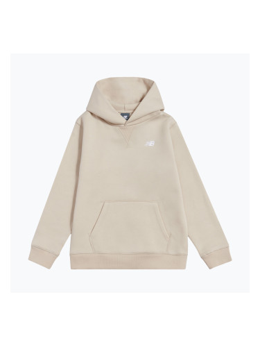 Детски суитшърт New Balance Brush Back Small Logo Hoodie timberwolf