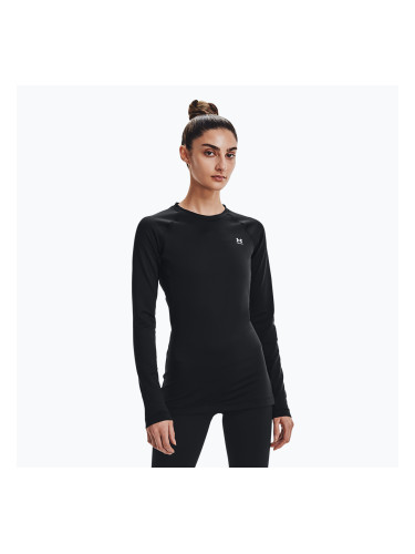 Дамска блуза с дълъг ръкав Under Armour Authentics CG Crew black/white