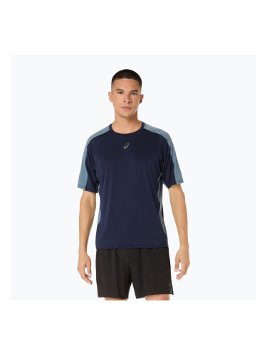 Мъжка тениска за бягане ASICS Fujitrail Elite SS midnight/ironclad