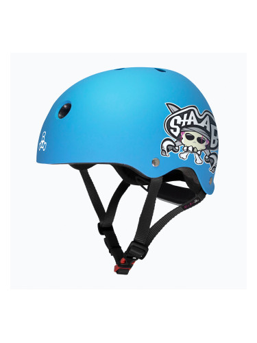 Детска каска Triple Eight Youth Lil 8 Staab neon blue