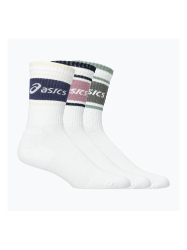 ASICS Logo Crew чорапи 3 чифта monument blue/indigo fog/rubble red