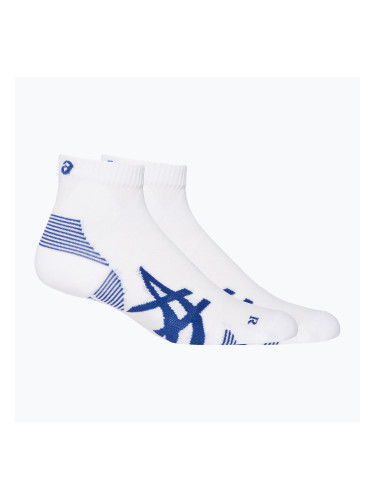 ASICS Cushion Run Quarter чорапи за бягане 2 чифта блестящо бели