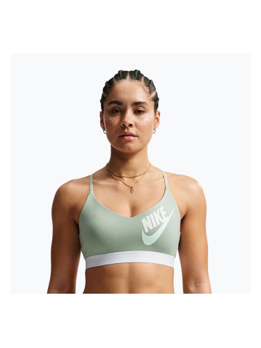 Спортен сутиен Nike Indy Light Support steam/white/barely green