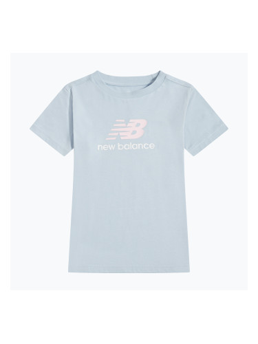 Детска тениска New Balance Jersey Stacked Logo Tee oxford blue